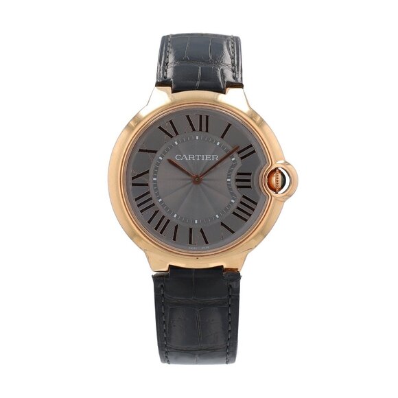 Cartier Ballon Blue W6920089 18K Solid Rose Gold Roman Dial Unisex 40mm Watch - Picture 9 of 15